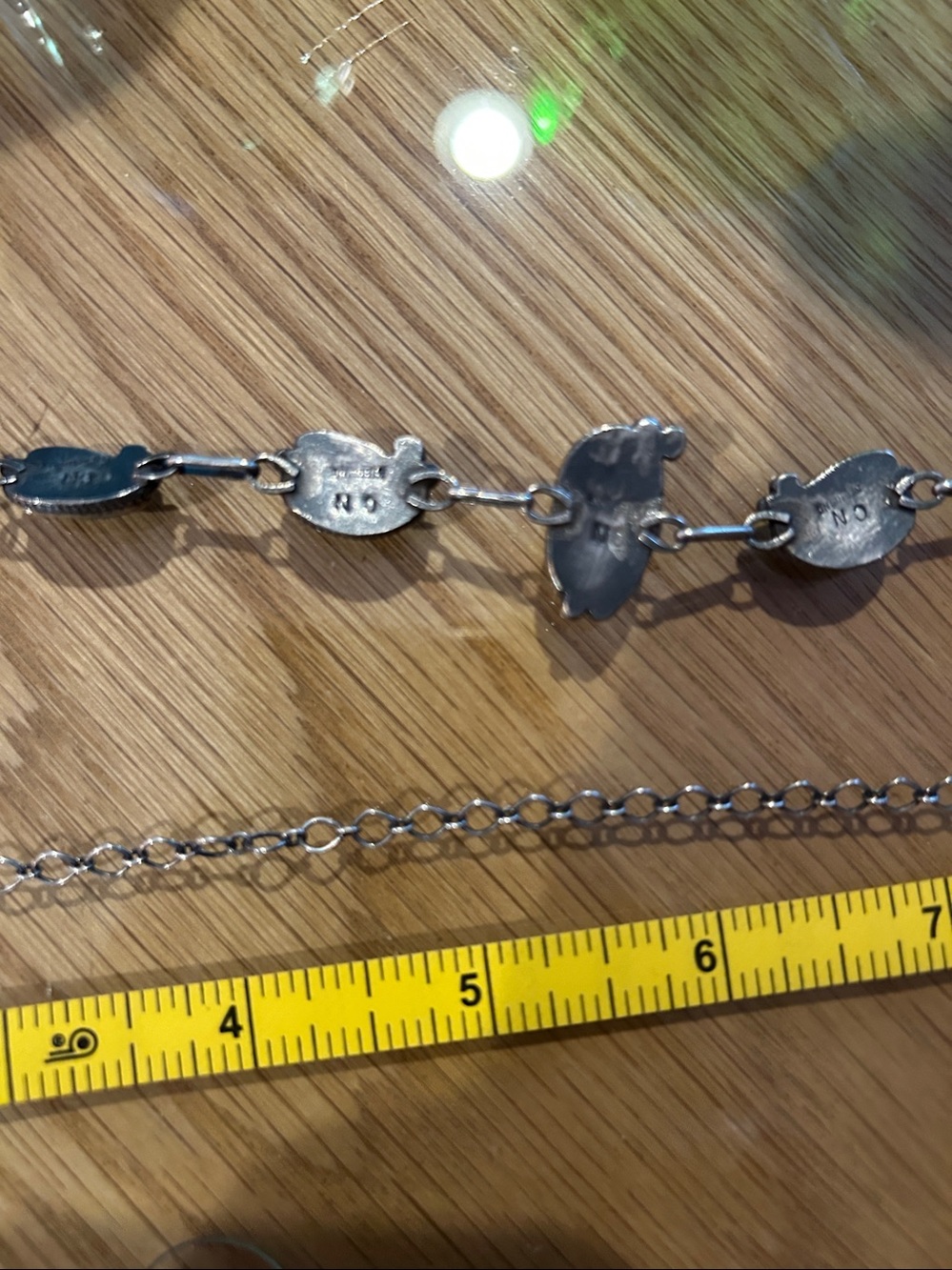 Old pawn turquoise necklace and bracelet - Picture 7 of 8